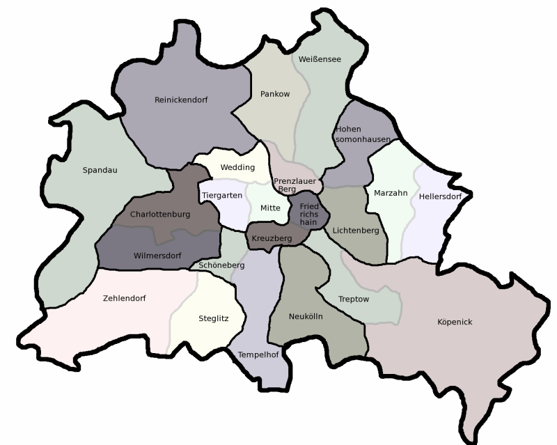 Distritos de berlin.