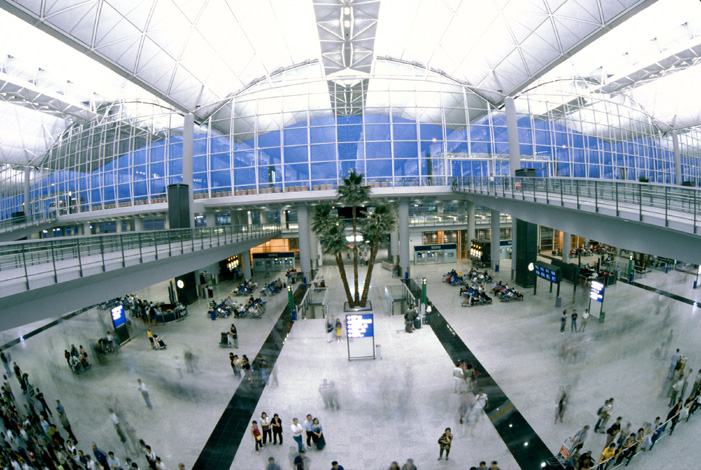 Aeropuerto arquitectur muy occidental