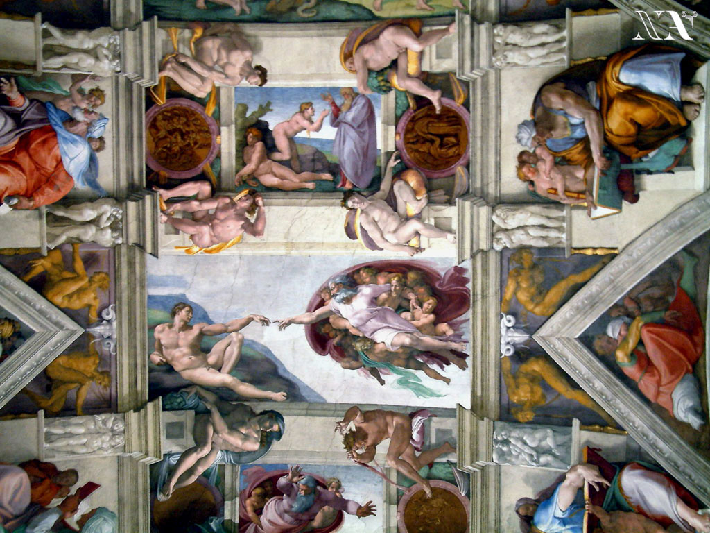 Aspecte parcial de le Chapel Sixtina
